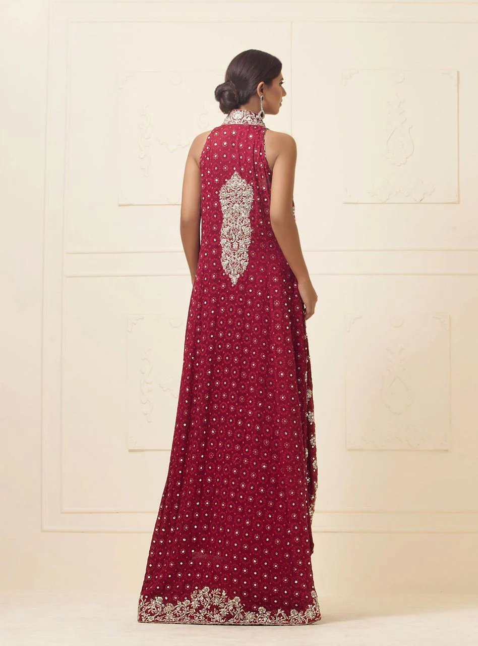 Maroon Maysuri Jacket - Image 3